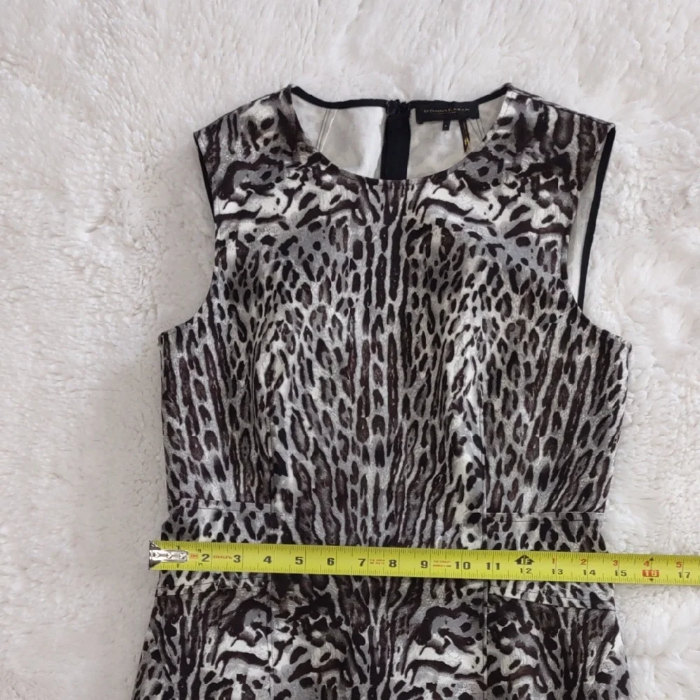 DONNAKARAN New York Leopard Print Sleeveless Dress - Picture 12 of 14